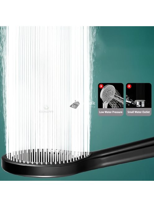 Cső Nélküli 1 Műanyag Gyűrűs Magasnyomású Zuhanyfej