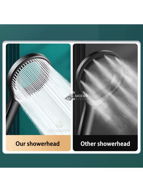 Cső Nélküli 1 Műanyag Gyűrűs Magasnyomású Zuhanyfej