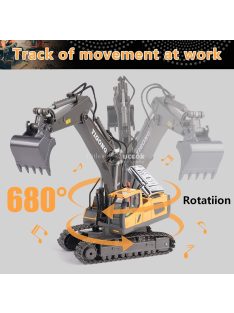 Távirányítós kotrógép játék