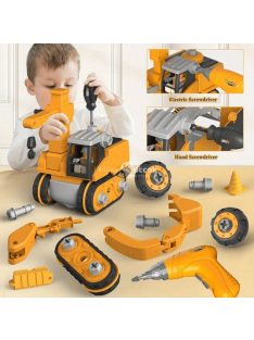   4 az 1-ben szétszerelhető és összeszerelhető mérnöki járműmodell