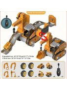 4 az 1-ben szétszerelhető és összeszerelhető mérnöki járműmodell