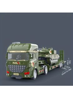 Tankot szállító teherautó játékkészlet