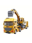 Tankot szállító teherautó játékkészlet