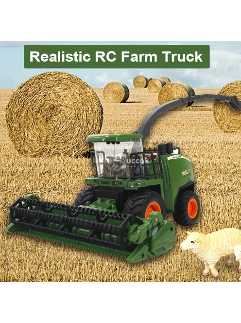 Farm Traktor Harvester Mower Játékszett