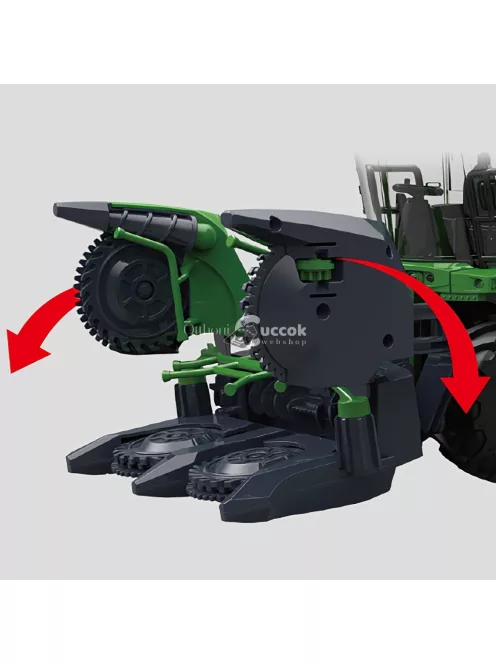 Farm Traktor Harvester Mower Játékszett