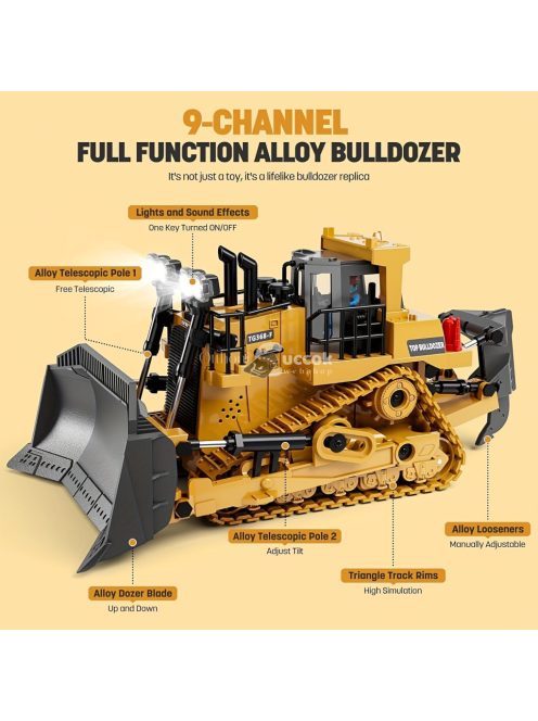 Távirányítós Buldózer Játék