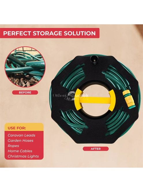 Lakókocsi Kültéri Vezetékrendező Görgő Tároló