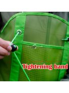 Tartós zöld fűnyíró kötény por- és szennyeződés elleni védelemmel