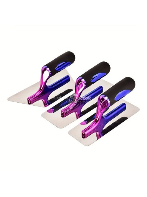 Rozsdamentes acél glett, színes fogantyúval (1 db)