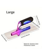 Rozsdamentes acél glett, színes fogantyúval (1 db)