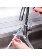 Hosszú nyelű, rozsdamentes acél vizespalackvkefe
