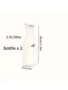 2db vízpalack csúszófedéllel