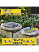 Lebegő méh létra kertekhez és madárfürdőkhöz