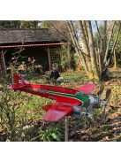 Fém repülőgép kerti szélkakas