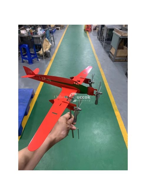 Fém repülőgép kerti szélkakas