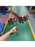 Fém repülőgép kerti szélkakas