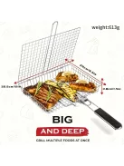 Rozsdamentes Acél BBQ Grillkosár