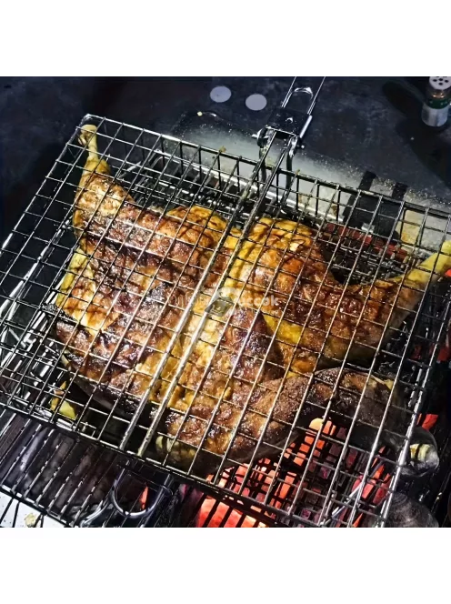 Rozsdamentes Acél BBQ Grillkosár