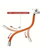 Univerzális habzó hosszabbító cső csatlakozóva