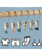 Fém nadrágtartó csíptetőkkel