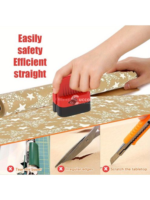 Kézi Csomagolópapír Vágó Kerekekkel