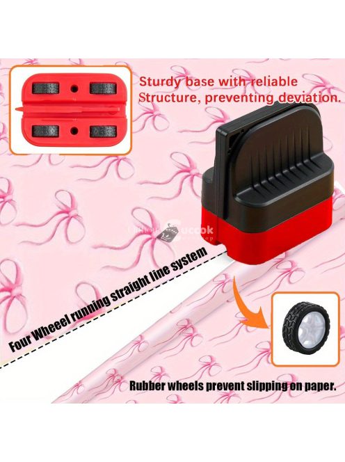 Kézi Csomagolópapír Vágó Kerekekkel