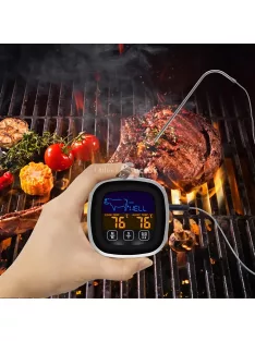 Digitális hús hőmérő nagy érintőképernyővel