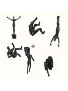 6 darabos sziklamászó szobor