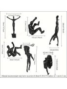 6 darabos sziklamászó szobor