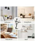 Elegáns Fekete Fém Szerelmes Szobor