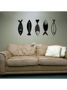 Halászati fém faldekoráció