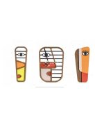 3db Boho stílusú geometriai függő falra való művészeti dekoráció