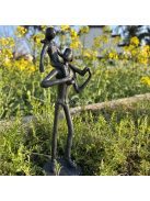 Vidám Apa-Lánya Figura dekor