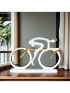 Kerámia divatos kerékpár szobor
