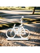 Kerámia divatos kerékpár szobor