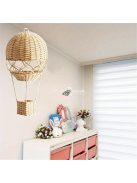 Bohém Bambusz Fonott Hőlégballon dísz