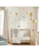 Bohém Bambusz Fonott Hőlégballon dísz