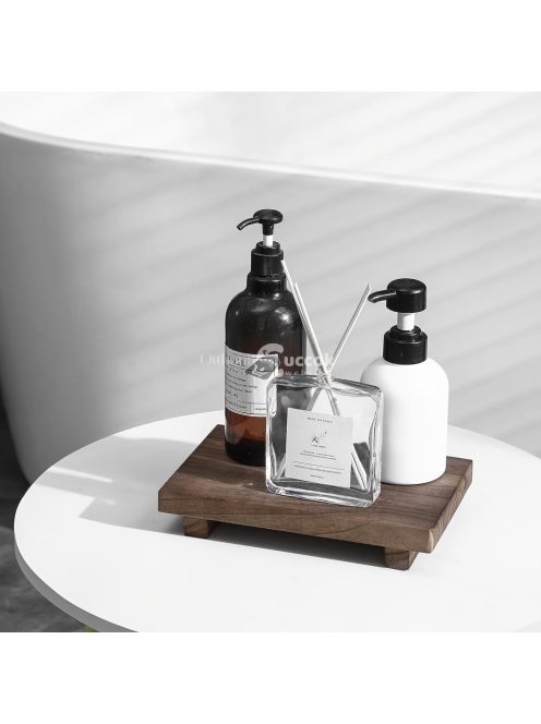 Retro stílusú dekoratív farönk tálca