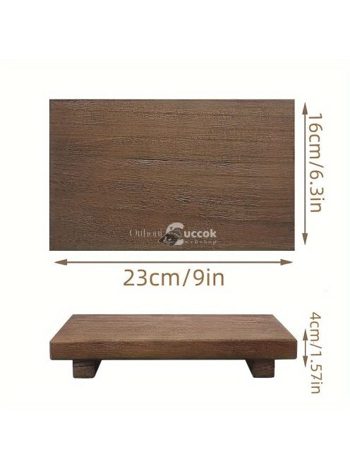 Retro stílusú dekoratív farönk tálca