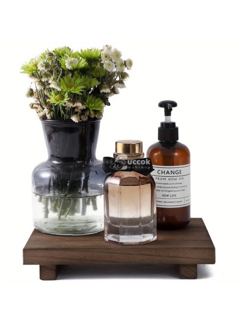 Retro stílusú dekoratív farönk tálca