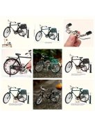 Régi stílusú kerékpár fém modellkészlet