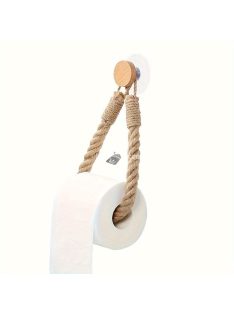Rusztikus Kenderkötél WC Papírtartó