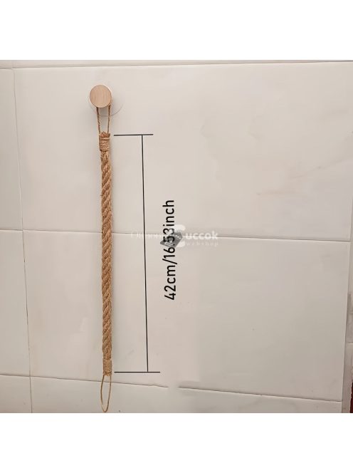 Rusztikus Kenderkötél WC Papírtartó