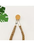 Rusztikus Kenderkötél WC Papírtartó