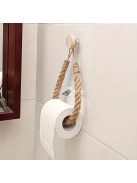 Rusztikus Kenderkötél WC Papírtartó