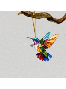 Bohém Akril Kolibri Dísz