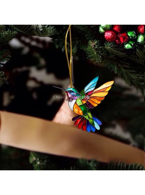 Bohém Akril Kolibri Dísz