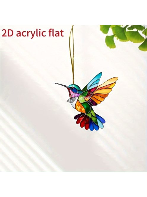 Bohém Akril Kolibri Dísz
