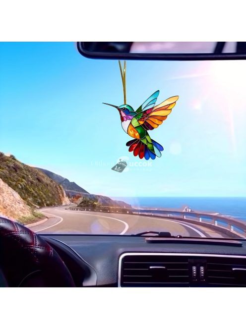 Bohém Akril Kolibri Dísz