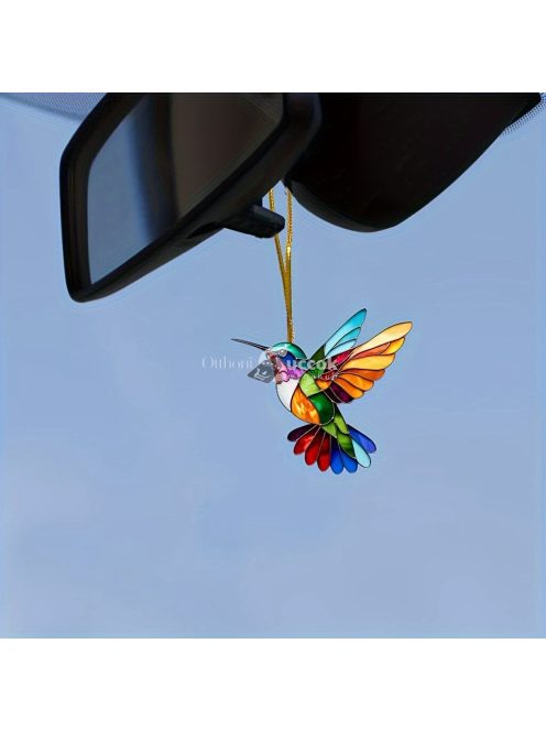 Bohém Akril Kolibri Dísz